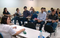 Reunião no curso de Comunicação