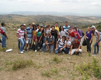 Aula de campo na Serra de Santa cruz