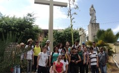 A aula incluiu visita ao santuário de Santa Terezinha