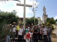 A aula incluiu visita ao santuário de Santa Terezinha