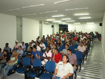 Aula na Embrapa, em Sergipe, para alunos das duas universidades