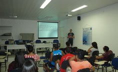 Aula no Ceraqua, em Porto Real do Colégio