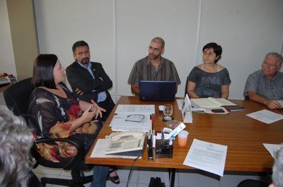 Reunião no Gabinete da Vice-reitoria, no Campus Maceió