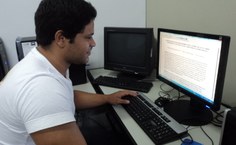 Giuliano Carlos do Nascimento, aluno de graduação Icat