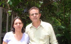 Flavia Moura, coordenadora do Arboretum, e Ulysses Cortez