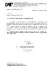 Comunicado do DNIT infomando sinalização ao redor da Universidade