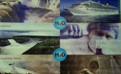 A água é retratada em diferentes utilidades