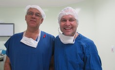 Médico Fernando Gomes e equipe