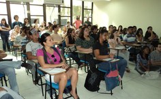 O debate foi acompanhado atentamente pelos estudantes