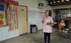 Diretora do NDI saudou os pais e alunos presentes