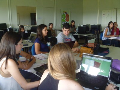 Aula no Grupo de Estudos em Conforto Ambiental