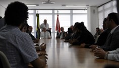 Solenidade de assinatura do convênio