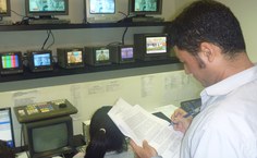 Mestrando Fabiano Quirino nos bastidores do Fique Alerta