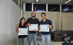 Sandyane Lívia, Diogo Porpino e Daniel Porto estão com expectativas de iniciar primeira turma deo Mestrado em Farmácia