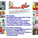 Projeto Resgatar abre inscrições para seleção de novos membros