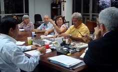 Reunião se estendeu por 4 horas no Gabinete do Reitor