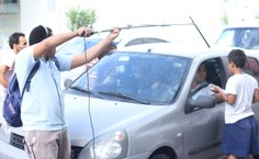 Filmagem no centro da cidade de Maceió