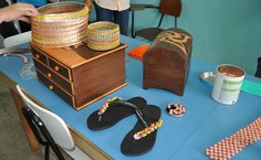 Os reeducandos desenvolvem habilidades artísticas