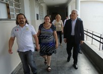 Equipe de gestão em visita ao Espaço Cultural