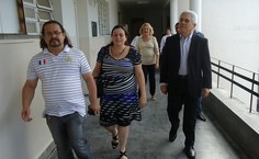 Equipe de gestão em visita ao Espaço Cultural