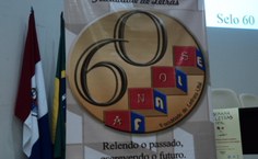 Logomarca comemorativa dos 60 anos da Fale