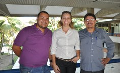 Wander Gustavo, Sílvia Helena e Paulo César Costa acompanharão o andamento dos alunos da Química
