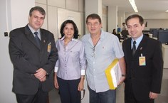 Luis Paulo Mercado e equipe em Brasília