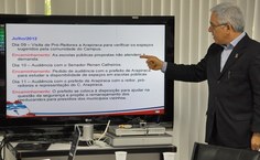 Eurico Lobo apresenta relatório sobre as ações para o Campus Arapiraca