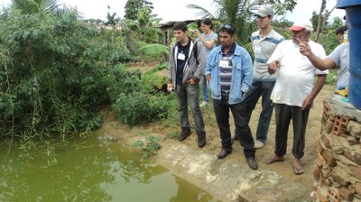 Atividade de campo do Projeto de Extensão Rural desenvolvido no Benedito Bentes