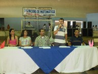 Professor José da Silva Barros, orientador do projeto, durante a Gincana de Matemática