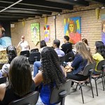 Estudantes participam de palestra sobre os movimentos sociais