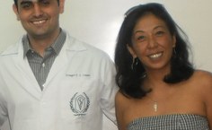 Diego Lessa e sua orientadora professora Márcia Notomi