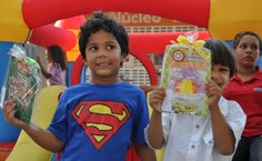 Alunos do NDI foram fantasiados à festa