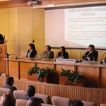 Estudante em intercâmbio apresenta trabalhos em Portugal