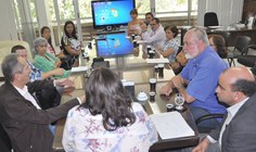 Equipe da Ufal com o ministro Aldo Rebelo