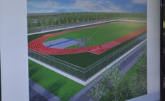 Planta do estádio olímpico