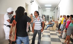 Inscritos aguardam para realizar o teste