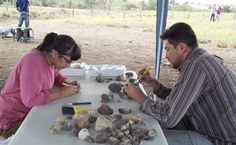 Após limpeza, os artefatos encontrados no sítio Baixa das Flores serão trazidos para o laboratório do Nepa, situado no Instituto de Ciências Sociais (ICS)