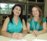 Coordenadoras do CRR-Alagoas, Jorgina Salles e Aline Fidelis
