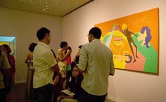 Abertura da exposição de Herbert Loureiro