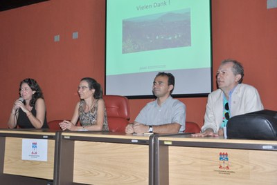 Betina Soares, Simoni Menegheti, Pedro Valentim e Niraldo de Farias