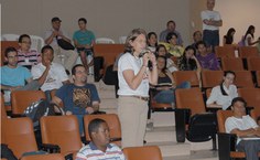 Participantes puderam debater com os palestrantes  panorama socioespacial de Alagoas, de acordo com o cenário de seca na região