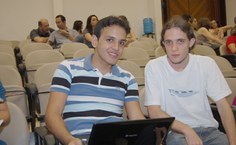 Alunos se preparam para apresentar os trabalhos do Pibic que serão avaliados