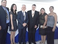 Equipe da Cied e reitor Eurico Lôbo