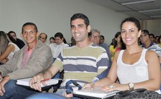 Ulisses Neto, Ramon Filgueiras e Sâmia Regina esperam ter encontrado os cursos de suas vidas