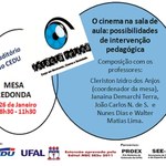 Cinema na sala de aula é tema de mesa-redonda