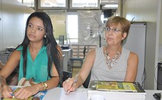 Patrícia Macedo, gestora de programas da Junior Achievement de Alagoas e Junara Camargo, diretora executiva, falaram das ideias e expectativas sobre essa parceria com a universidade