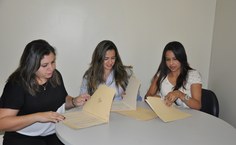 Equipe foi responsável pela coleta, higienização e armazenamento de 862 prontuários