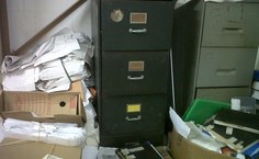 Prontuários que fazem parte da história do Hupaa estavam em situação inadequada de armazenamento