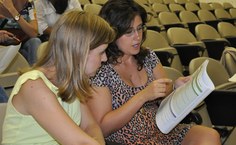 Ângela Bersch e Maria Beatriz Ross, representantes do Instituto de Ensino e Pesquisa do HCor, explicam à equipe alagoana o funcionamento da Dieta